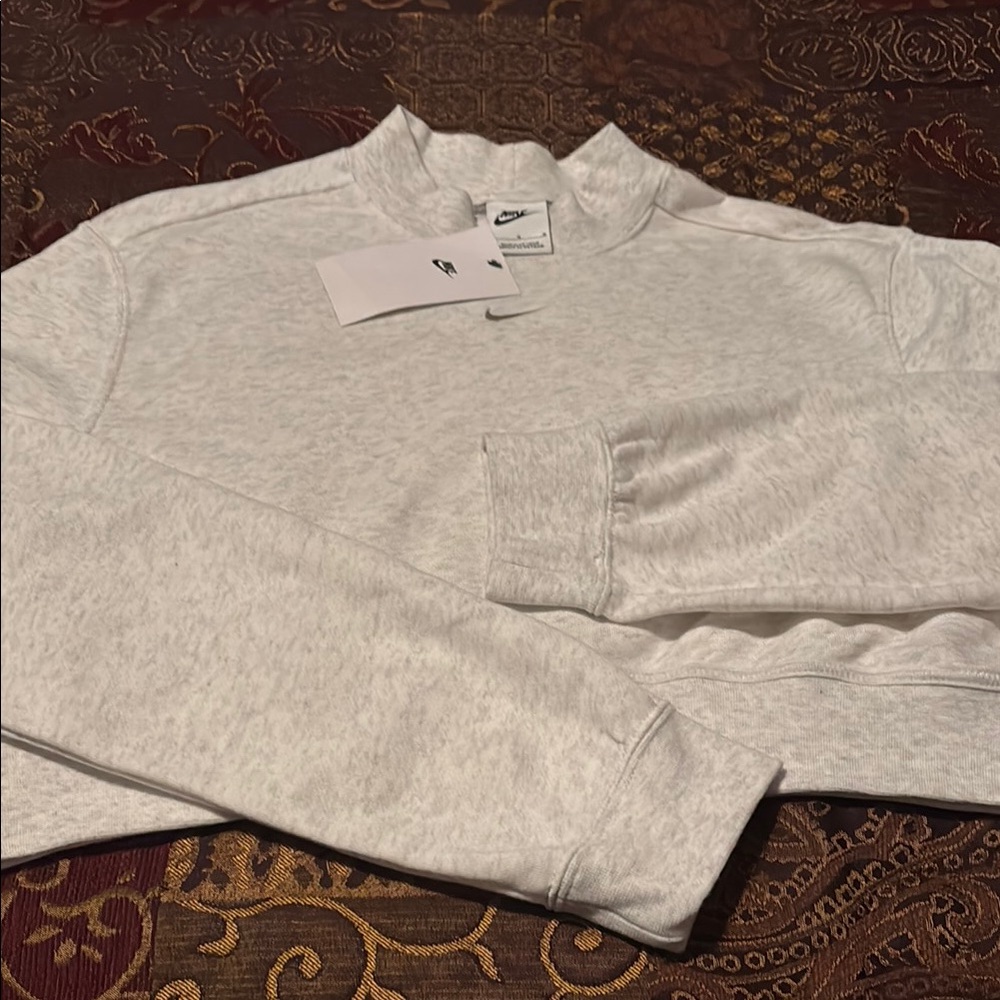 Nike Sportswear Terry Lined Mock Cropped Sweatshirt